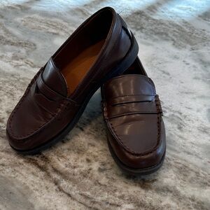 J. Crew Dark Brown Leather Loafers